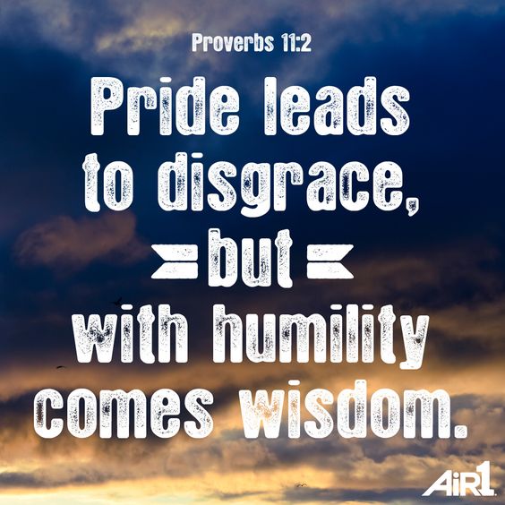 Proverbs 11 2