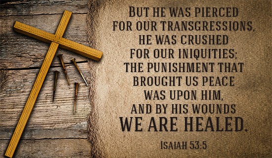 Verse Of The Day Isaiah 53 5 KJV Highland Park Baptist Church 