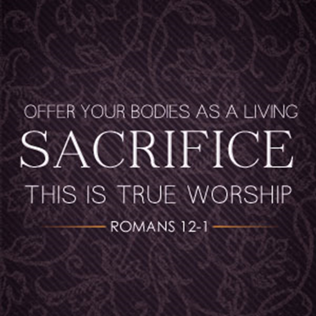 Verse Of The Day Romans 12 1 KJV Highland Park Baptist Church 