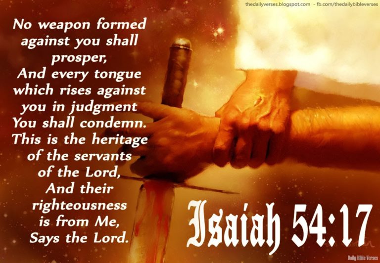 no weapon formed against me scripture kjv