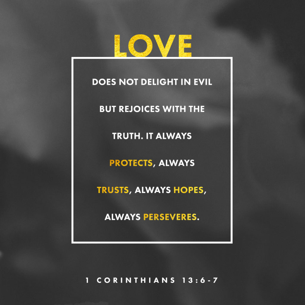 Verse of the Day 1 Corinthians 1367 KJV Highland Park Baptist