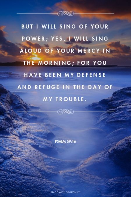 Verse of the Day - Psalm 59:16 KJV - Highland Park Baptist Church ...